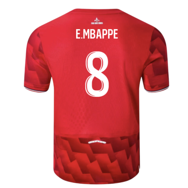 2025-2026 Lille Home Shirt (E.Mbappe 8)-PitchVibe Kits